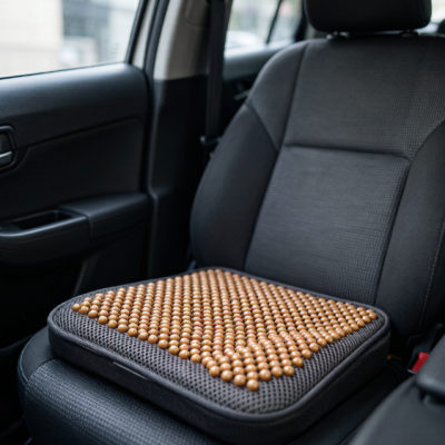 Honeycomb Massage Bead Car Seat Cushion
