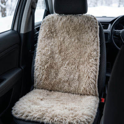 Winter Warming Wool Car Seat Cushion