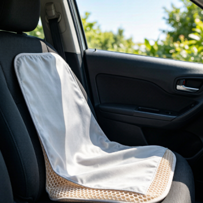 Double-Cooling Ice Silk & Honeycomb Car Seat Cushion
