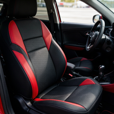 Sporty Racing-Style Car Seat Cushion